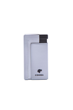 Cohiba Çift Torch Pürmüz Gümüş Puro Çakmağı
