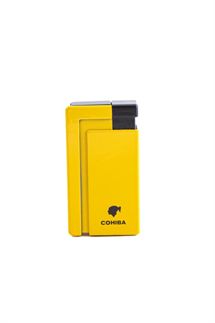 Cohiba Çift Torch Pürmüz Sarı Puro Çakmağı