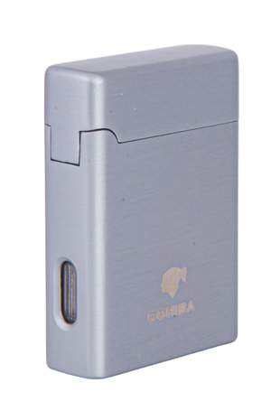 Cohiba Çift Torch Pürmüz Gümüş Metal Puro Çakmağı