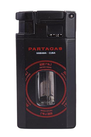 Cohiba Çift Torch Pürmüz Partagas Serie P No:2 Özel Üretim Dahili Delici & V Kesici Metal Puro Çakmağı