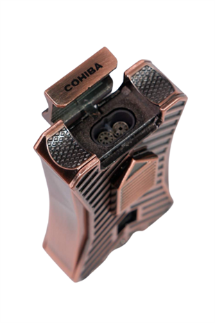 Cohiba Çift Torch Pürmüz Bronz Puro Çakmağı