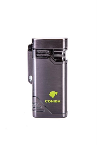 Cohiba İki Torch Pürmüz Gunmetal Slim Puro Çakmağı