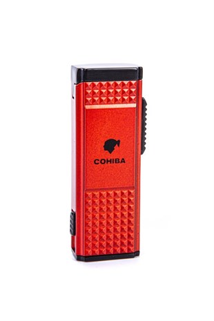 Cohiba İki Torch Pürmüz Kırmızı Puro Çakmağı