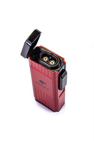 Cohiba İki Torch Pürmüz Kırmızı Puro Çakmağı