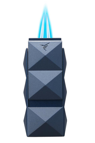 Colibri Quasar II Çift Torch Pürmüz Lacivert Puro Çakmağı