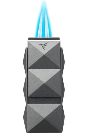 Colibri Quasar II Çift Torch Pürmüz Koyu Gri Puro Çakmağı