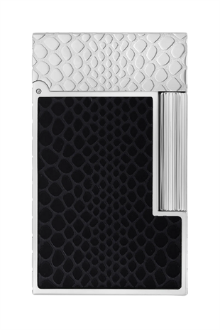 S.T. Dupont Ligne 2 Guilloche Under Lacquer Çift Soft Alev Puro Çakmağı C16079