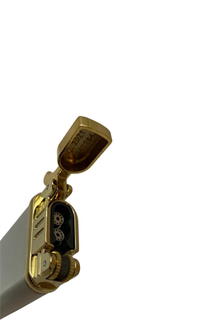 Hunter Çift Torch Pürmüz Gold/Gunmetal Puro Çakmağı