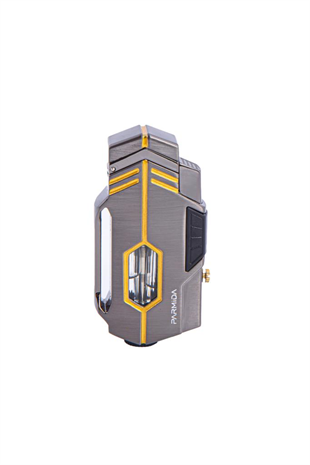 Parmida Çift Torch Pürmüz Gunmetal Puro Çakmağı
