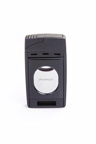 Parmida Çift Torch Pürmüz Siyah S-Cut Puro Çakmağı