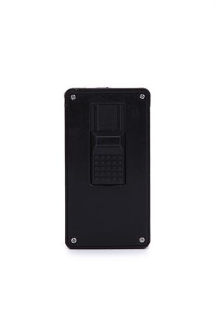 Parmida Çift Torch Pürmüz Siyah Metal Puro Çakmağı
