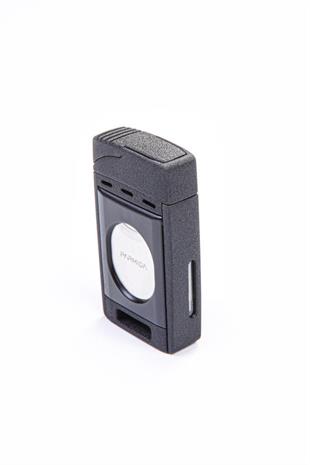 Parmida Çift Torch Pürmüz Siyah S-Cut Puro Çakmağı