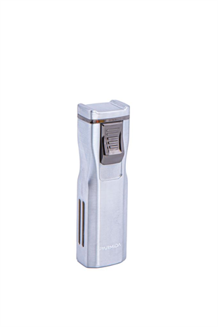 Parmida Çift Torch Pürmüz Gümüş Puro Çakmağı