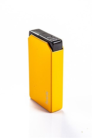 Parmida İki Torch Pürmüz Sarı Puro Çakmağı