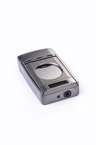 Parmida Çift Torch Pürmüz Gunmetal S-Cut Puro Çakmağı