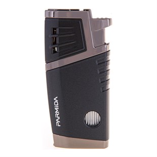 Parmida 2 Torch Pürmüz Siyah Puro Çakmağı