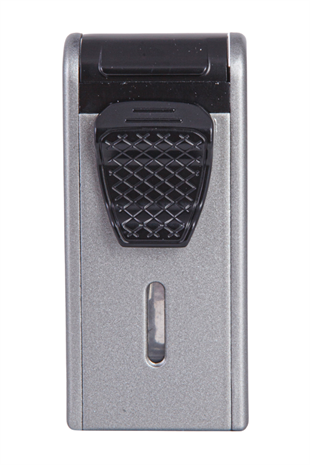 Parmida Çift Torch Pürmüz Gunmetal Metal Puro Çakmağı