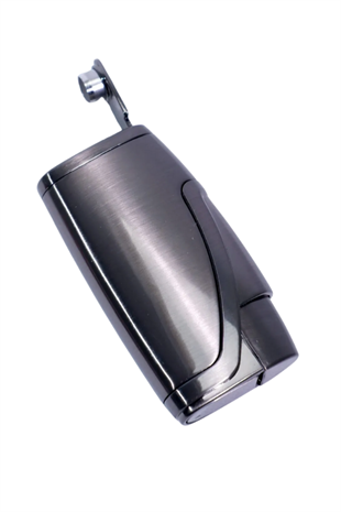 Parmida Çift Torch Pürmüz Gunmetal Metal Puro Çakmağı