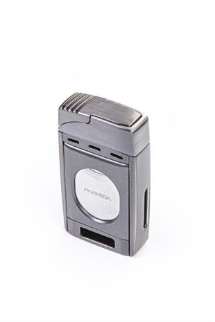 Parmida Çift Torch Pürmüz Gunmetal S-Cut Puro Çakmağı