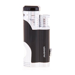 Parmida 2 Torch Pürmüz Siyah Puro Çakmağı