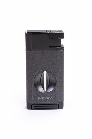 Parmida Çift Torch Pürmüz Gunmetal-Siyah V-Cut Puro Çakmağı