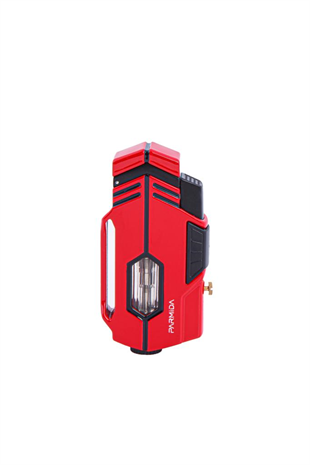 Parmida Çift Torch Pürmüz Kırmızı Puro Çakmağı