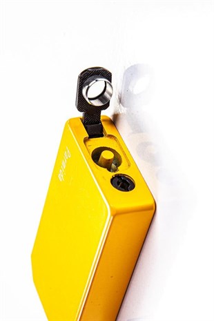 Parmida İki Torch Pürmüz Sarı Puro Çakmağı