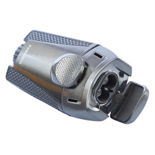 Parmida İki Torch Pürmüz Gunmetal Puro Çakmağı
