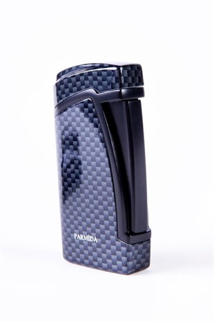 Parmida İki Torch Pürmüz Karbon Desen Puro Çakmağı