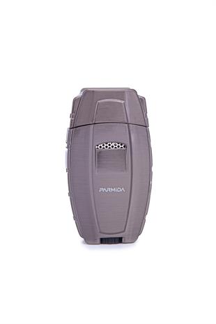 Parmida Çift Torch Pürmüz Gunmetal Metal Puro Çakmağı