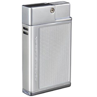 Porsche Design Çift Torch Pürmüz Gümüş Çakmak