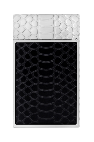 S.T. Dupont Ligne 2 Guilloche Under Lacquer Çift Soft Alev Puro Çakmağı C16079