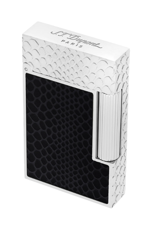 S.T. Dupont Ligne 2 Guilloche Under Lacquer Çift Soft Alev Puro Çakmağı C16079