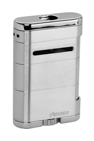 Xikar Allume Gümüş Çift Torch Puro Çakmağı
