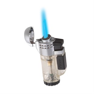 Xikar Tech 2 Torch Pürmüz Şeffaf Puro Çakmağı
