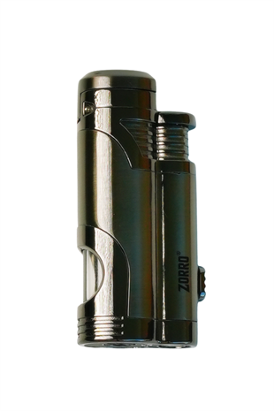 Zorro 2 Torch Pürmüz Gunmetal Metal Puro Çakmağı