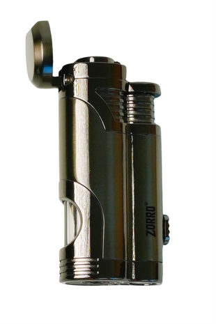 Zorro 2 Torch Pürmüz Gunmetal Metal Puro Çakmağı