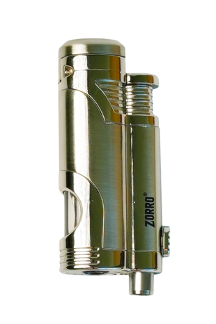 Zorro 2 Torch Pürmüz Gümüş Metal Puro Çakmağı