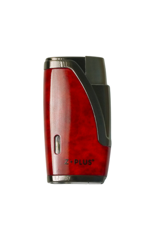 Z+Plus 2 Torch Pürmüz Ahşap-Gümüş Metal Puro Çakmağı