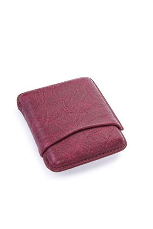 Cohiba Bordo Deri Toscanello Kılıfı