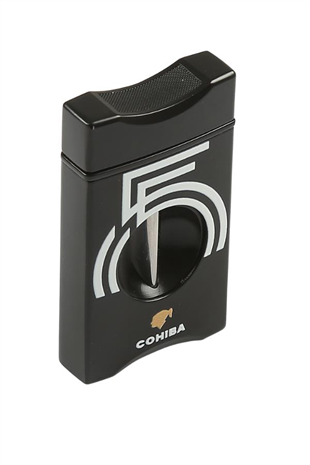 Cohiba Siyah Beyaz 55. Yıl Desenli V Puro Makası Kesici