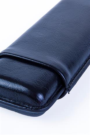 Cohiba Siyah Deri İkili Puro Kılıfı