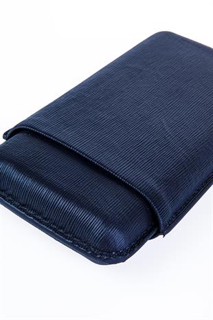 Cohiba Siyah Üçlü Deri Puro Kılıfı