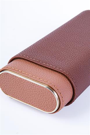 Cohiba Taba Üçlü Deri Puro Kılıfı