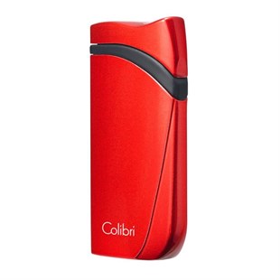 Colibri Falcon 3 Torch Pürmüz Metalik Kırmızı Puro Çakmağı