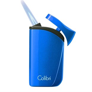 Colibri Falcon 3 Torch Pürmüz Metalik Mavi Puro Çakmağı