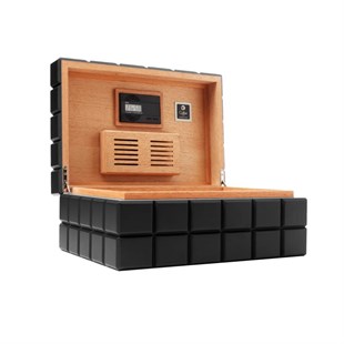 Colibri Heritage Mat Siyah Humidor Puro Kutusu