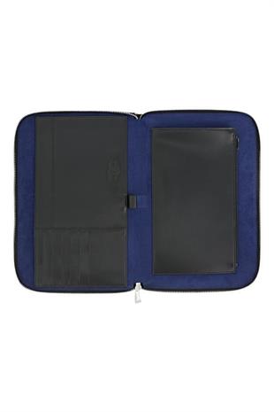 S.T. Dupont Line D Croco Dandy Siyah Deri Çanta(Slim) 181061