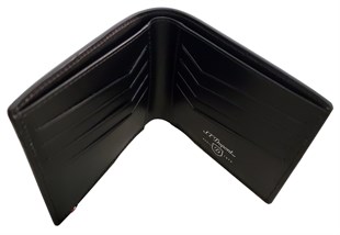 S.T. Dupont Defi 8 Kartlı Siyah Deri Cüzdan 170402