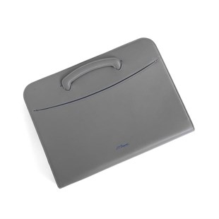 S.T. Dupont Gri Deri Evrak Çantası 185200